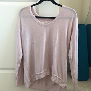 Michael Stars soft pink sweater